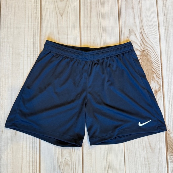 Nike womens Dark Blue Athletic Shorts - Picture 1 of 4